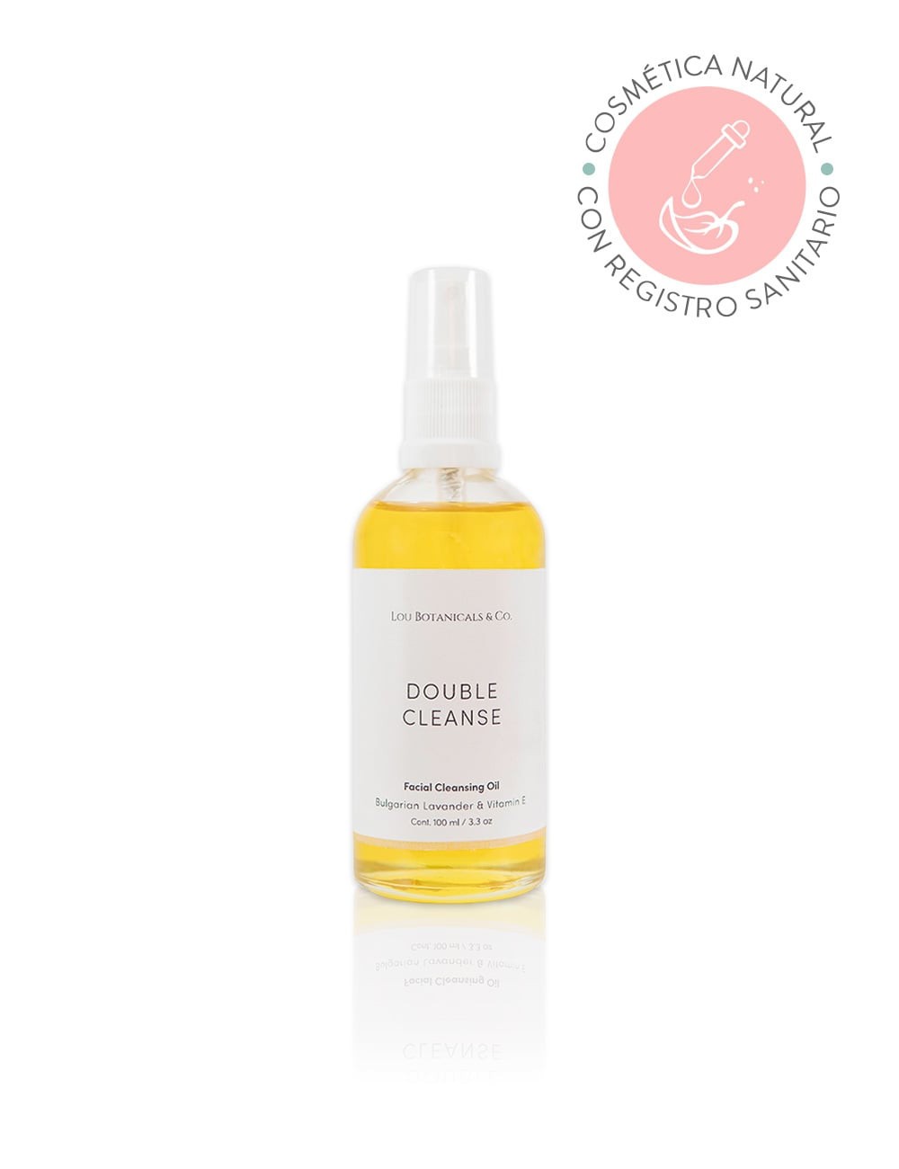 Aceite natural y organico de limpieza facial de 100 ml Double Cleanse Aceite natural y organico de limpieza facial de 100 ml Double Cleanse