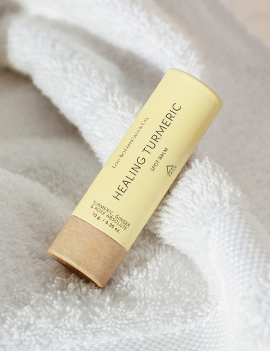 Balsamo para secar granitos natural y organico Healing Turmeric con kion y curcuma