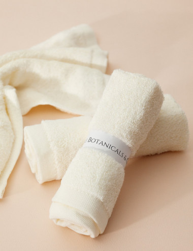 Pack de 7 toallas de fibra de bambú para limpieza facial