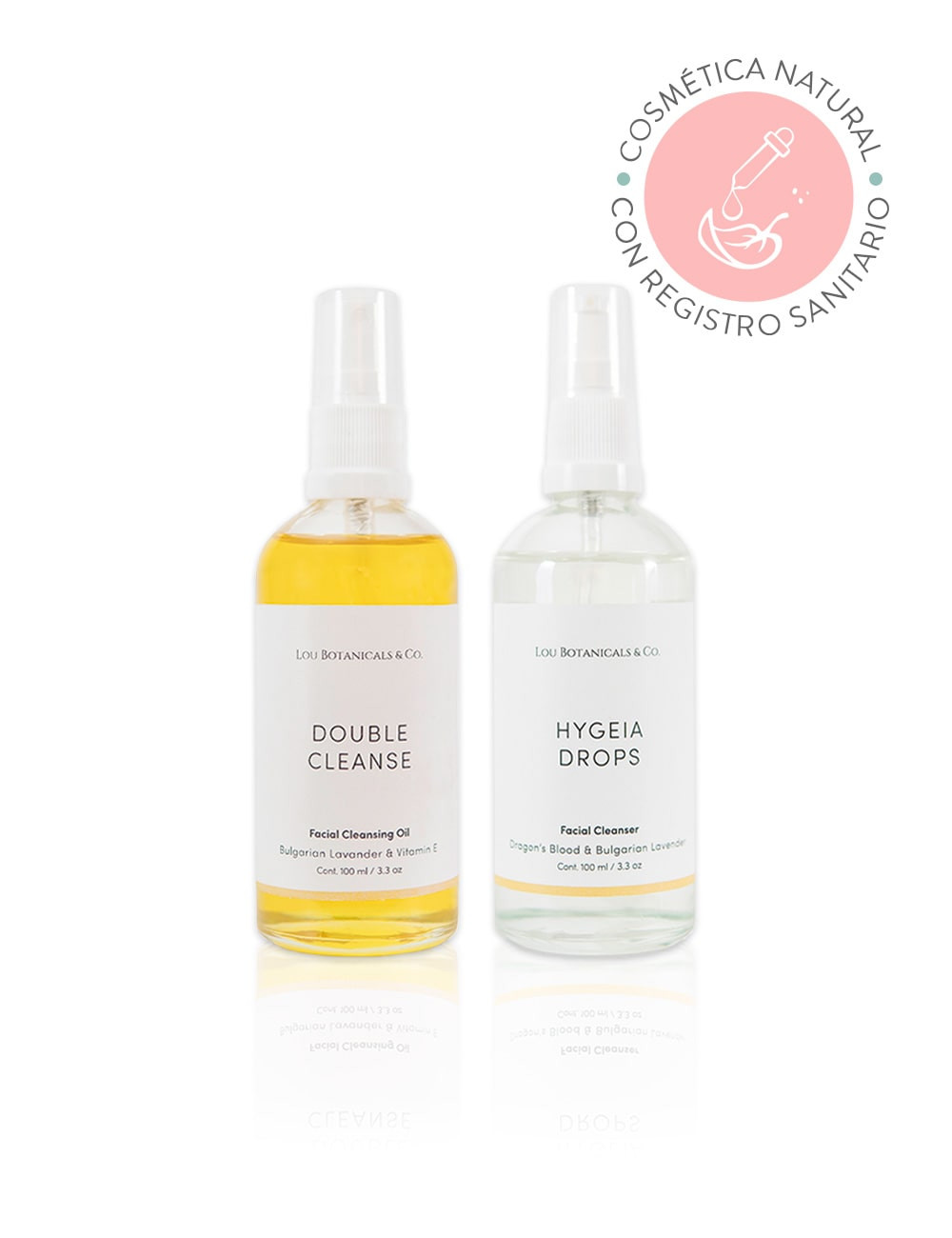 Doble limpieza facial coreana con aceite limpiador y jabon liquido