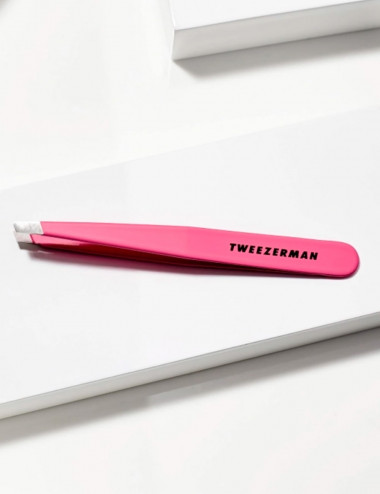 Pinza rosada para depilacion cejas cuerpo pretty in pink Tweezerman