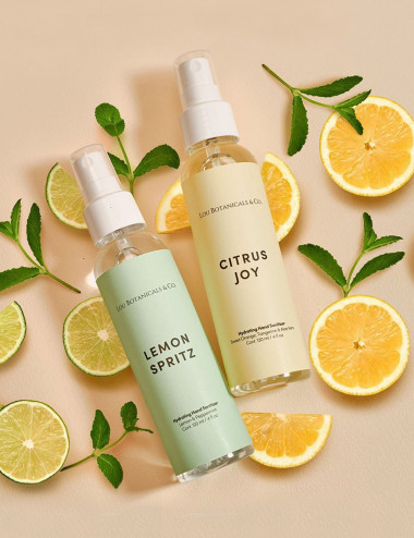 Pack Lemon Spritz spray desinfectante de manos de limón hierbabuena naranja mandarina aloe vera natural organico y vegano
