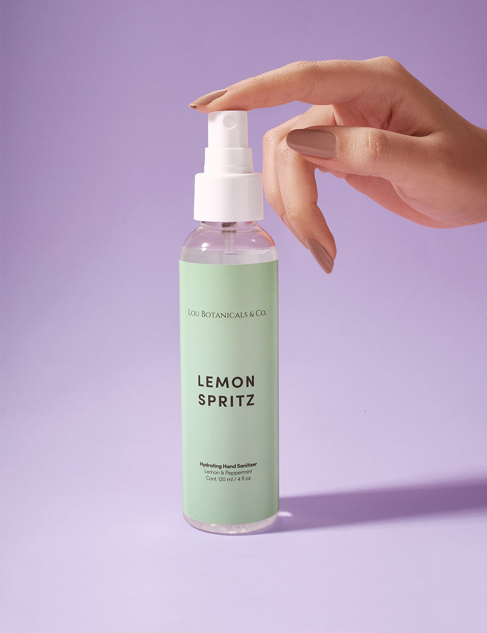 LEMON SPRITZ Spray desinfectante de manos de limón y hierbabuena