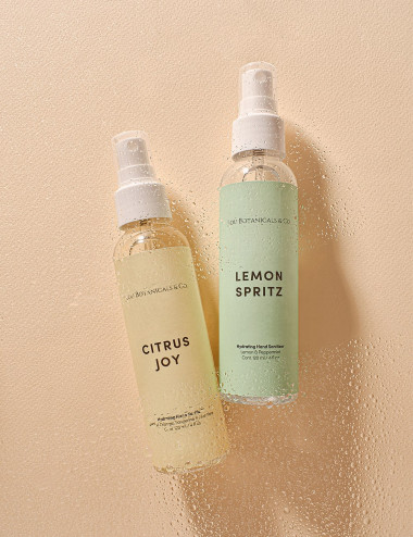 Pack Lemon Spritz spray desinfectante de manos de limón hierbabuena naranja mandarina aloe vera natural organico y vegano
