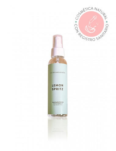 Lemon spritz spray desinfectante de manos de limón y hierbabuena natural organico y vegano