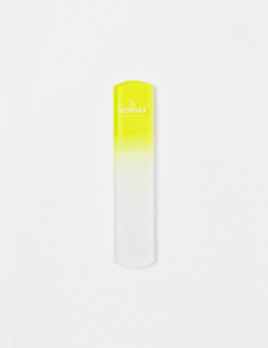 Lima Nordra de cristal para pies con lado rugoso para exfoliar la piel seca o callitos y lado más fino para limado suave
