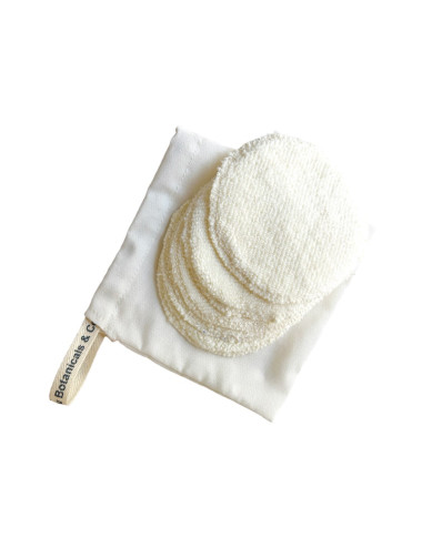 5 discos almohadillas pads de algodon organico pima peruano para limpieza facial