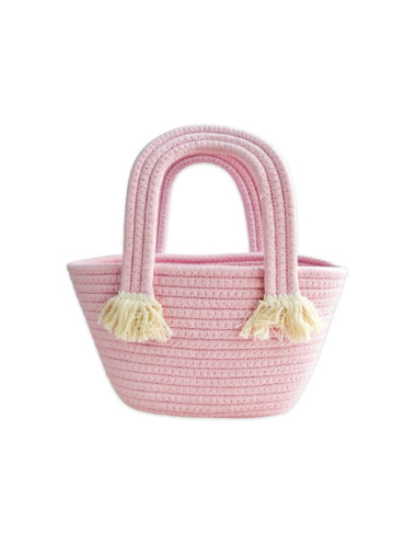 Bolso rosado para llevar tus productos de cosmetica natural