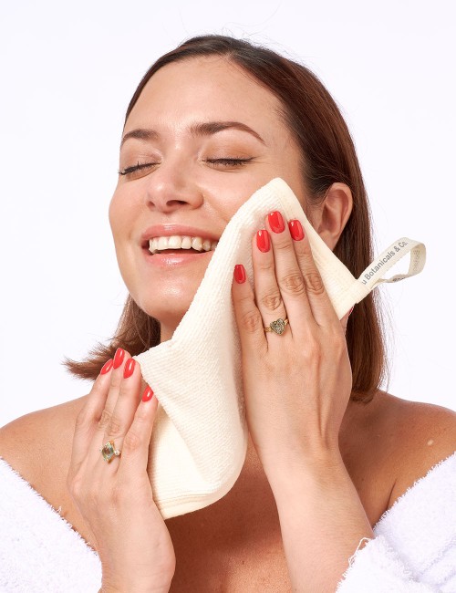 3 TOALLAS DE ALGODÓN PIMA PERUANO para limpieza facial