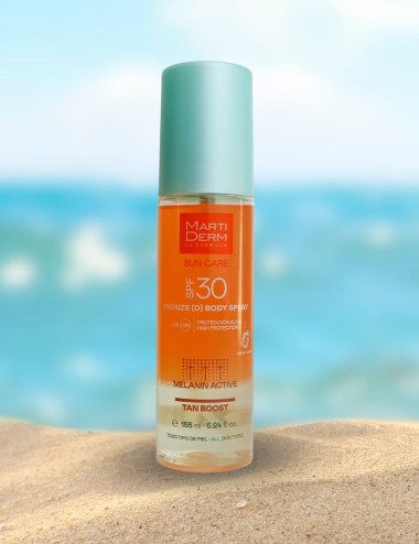 MARTIDERM: Bronze Body Spray Prolongador del bronceado SPF 30 Bronceador