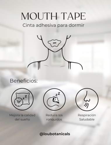 MOUTH TAPE: Parche adhesivo...