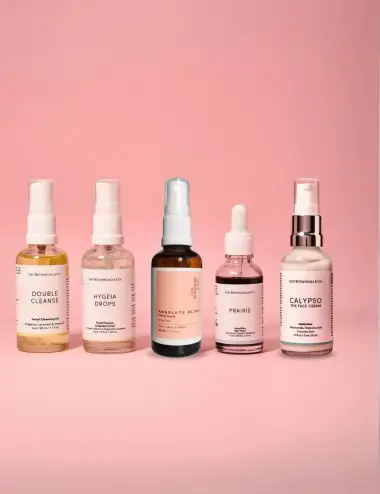 PACK INICIO SMALL COMPLETO MIXTA / GRASA: Doble limpieza 50 ml + Absolute Bliss 50 ml + Calypso + Prairie