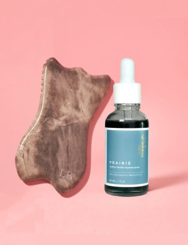 PACK GUA SHA EDICIÓN PIEDRA HUAMANGA + TUTORIAL ONLINE DE MASAJES FACIALES + PRAIRIE