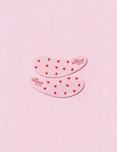 Parches reutilizables para ojeras | Reusable Eyepads Pink– Lou Botanicals