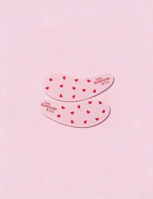 Parches reutilizables para ojeras | Reusable Eyepads Pink– Lou Botanicals