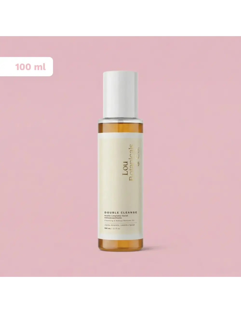 DOUBLE CLEANSE: Aceite limpiador facial y desmaquillante 100mL