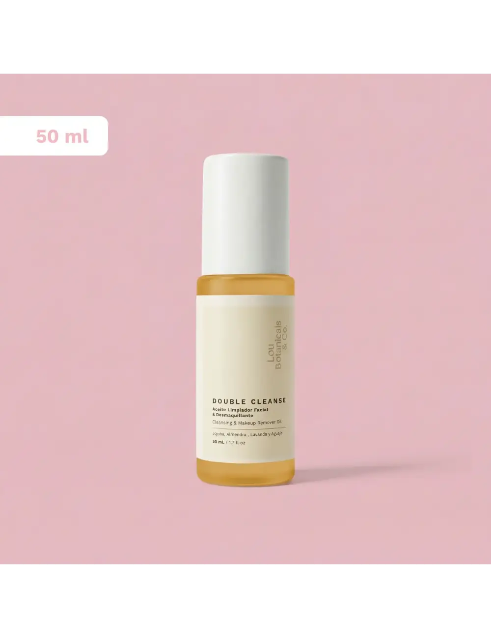 DOUBLE CLEANSE: Aceite limpiador facial y desmaquillante 50mL