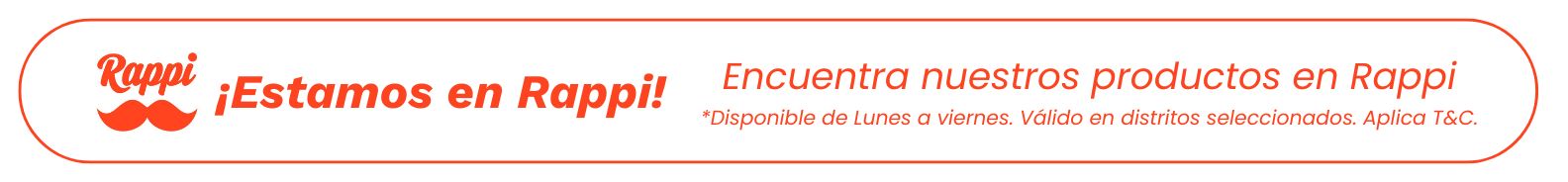Encuentra nuestros productos en Rappi